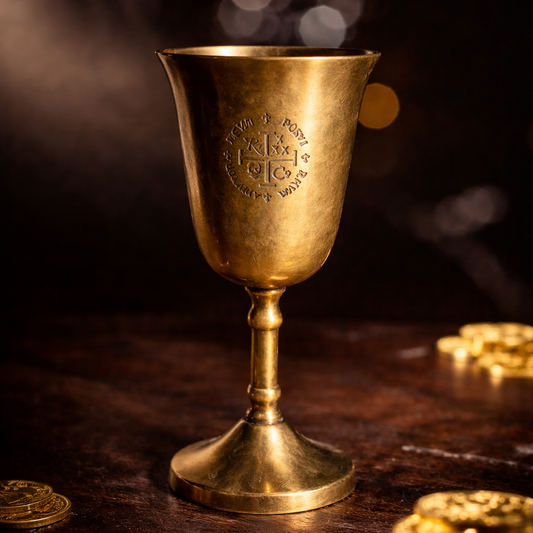 BRASS GOBLET